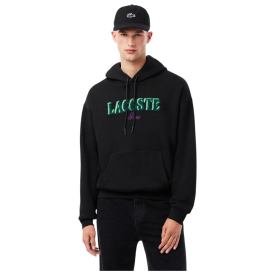 Lacoste Ανδρικό φούτερ Loose Fit Embroidered Hoodie